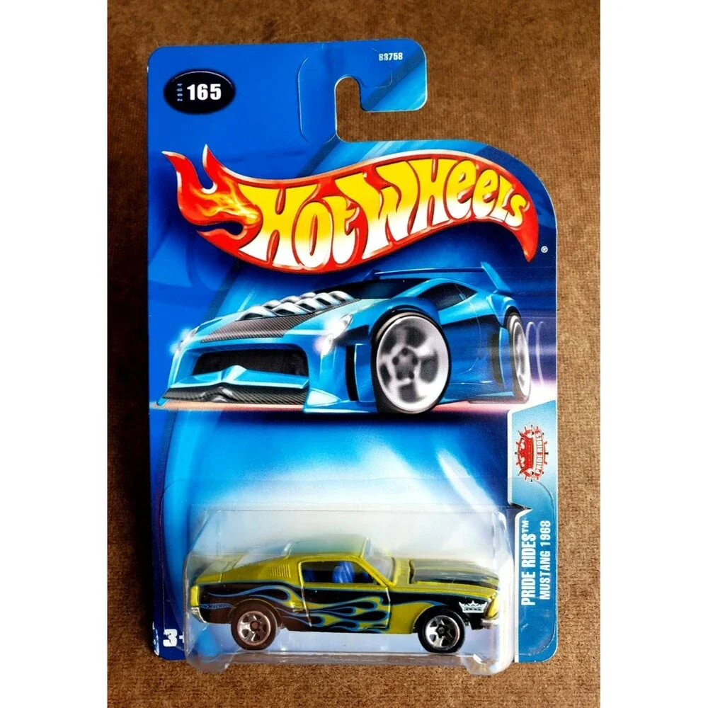 2004 Hot Wheels '68 MUSTANG Pale Green #165 PRIDE RIDES SERIES #1/10 1:64 B3758